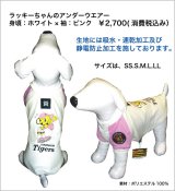 画像: 阪神タイガースのラッキーちゃんのアンダーウエアー　ホワイト